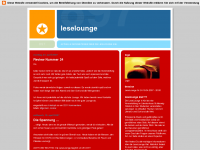 Screenshot des Blogs LeseLounge Kiel