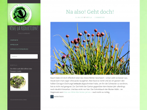 Screenshot des Blogs blogHAUS