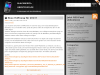 Screenshot des Blogs BlackBerry-Abenteuer.de – Der BlackBerry Blog