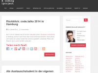 Screenshot des Blogs SteviesWebsite Blog