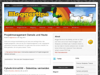 Screenshot des Blogs BloggerTips