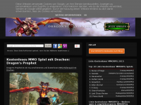 Screenshot des Blogs Kostenlose MMORPG Spiele im Vergleich