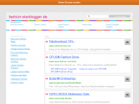 Screenshot des Blogs Fashion-Starblogger