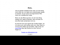 Screenshot des Blogs Shureg’s Blog