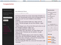 Screenshot des Blogs Meine Kurzgeschichten