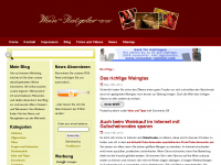 Screenshot des Blogs Wein Ratgeber Blog