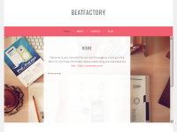 Screenshot des Blogs Beat Factory