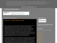 Screenshot des Blogs Resurrection Of Rap