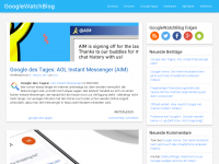 Screenshot des Blogs GoogleWatchBlog