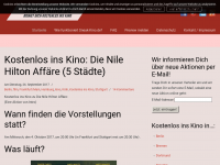Screenshot des Blogs Sneak-Kino.de