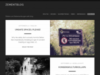 Screenshot des Blogs Zementblog