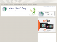 Screenshot des Blogs Mein Golf Blog