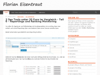 Screenshot des Blogs Flos Blog