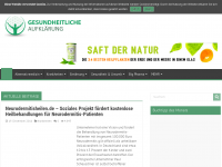 Screenshot des Blogs Gesundheitliche Aufklärung