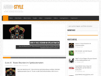 Screenshot des Blogs Audio-style