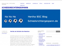 Screenshot des Blogs Schiedsrichtergespann