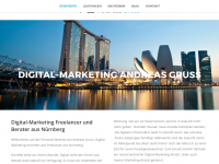 Screenshot des Blogs Andreas Gruss Lifestyle, Musik & Design Blog