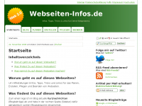 Screenshot des Blogs Webseiten-Infos.de