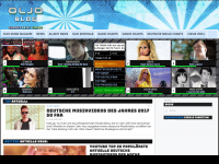 Screenshot des Blogs Oljo Musik Charts Blog