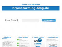 Screenshot des Blogs Brainstorming Blog