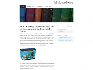 Screenshot des Blogs blubundweg