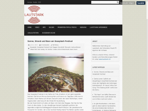 Screenshot des Blogs Lautstark TV