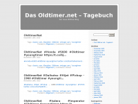 Screenshot des Blogs Oldtimer.net – Der Blog