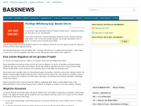 Screenshot des Blogs Bass-Magazin BASS NEWS