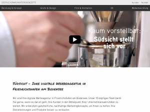 Screenshot des Blogs Südsicht Blog