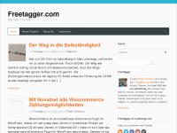 Screenshot des Blogs Freetagger
