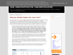 Screenshot des Blogs die ökonomische nackenstütze