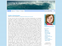 Screenshot des Blogs Living in motion