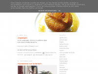 Screenshot des Blogs kuechengesfluester