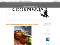 Screenshot des Blogs cookmania