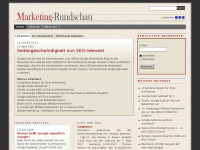Screenshot des Blogs Marketing-Rundschau