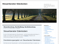 Screenshot des Blogs Steuerberater und Rechtsanwalt Edenkoben
