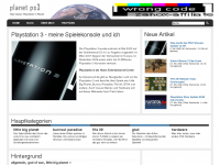 Screenshot des Blogs Planet PS3