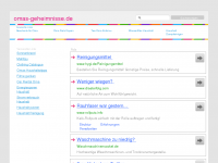 Screenshot des Blogs Omas Geheimnisse – Tips und Tricks für den Haushalt