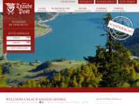 Screenshot des Blogs Wellness-Urlaub am Reschensee