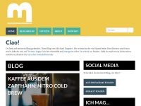 Screenshot des Blogs m_Blog