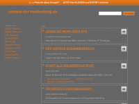 Screenshot des Blogs Release-der-Medienblog.de