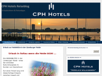 Screenshot des Blogs CPH Hotels Blog