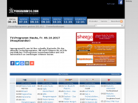 Screenshot des Blogs Fernseh Programm