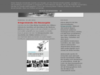 Screenshot des Blogs Kriegsreisende