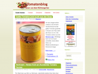 Screenshot des Blogs Tomatenblog