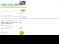 Screenshot des Blogs GreenBusinessBlog