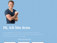Screenshot des Blogs Barista Blog