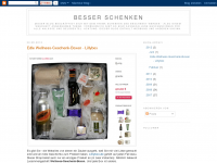 Screenshot des Blogs Besser Schenken
