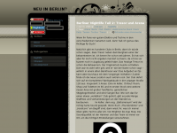 Screenshot des Blogs Neu in Berlin?
