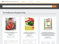 Screenshot des Blogs Erdbeeren-Rezepte
